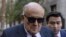 Former New York City Mayor Rudy Giuliani arrives at court to explain to a federal judge why he hasn't surrendered his valuables as part of a $148 million defamation judgment, in New York, Nov. 7, 2024.