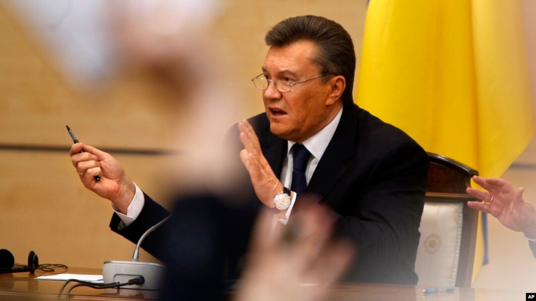 Viktor Yanukovich bugun Rossiyaning Rostov-Don shahrida matbuot bilan ko’rishdi. U raqiblarini terror va qo’rquvni qurol qilib olganlikda ayblab, Kiyevdagi muvaqqat hukumatni noqonuniy, deya ta’rifladi.