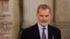 FILE - Spanish King Felipe VI attends a ceremony at the Royal Palace in Madrid, Spain, June 19, 2024. 