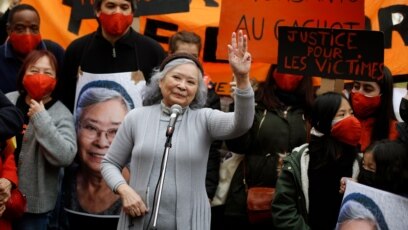 Bà Trần Tố Nga, 79 tuổi, người đã đệ đơn kiện chống lại 14 công ty sản xuất và buôn bán chất độc màu da cam.