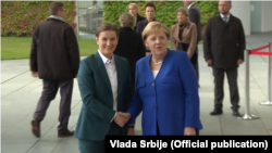 Predsednica Vlade Srbije Ana Brnabić sa nemačkom kancelarkom Angelom Merkel, Foto: official website