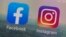 لوگوهای فیسبوک و اینستاگرام (آرشیو)