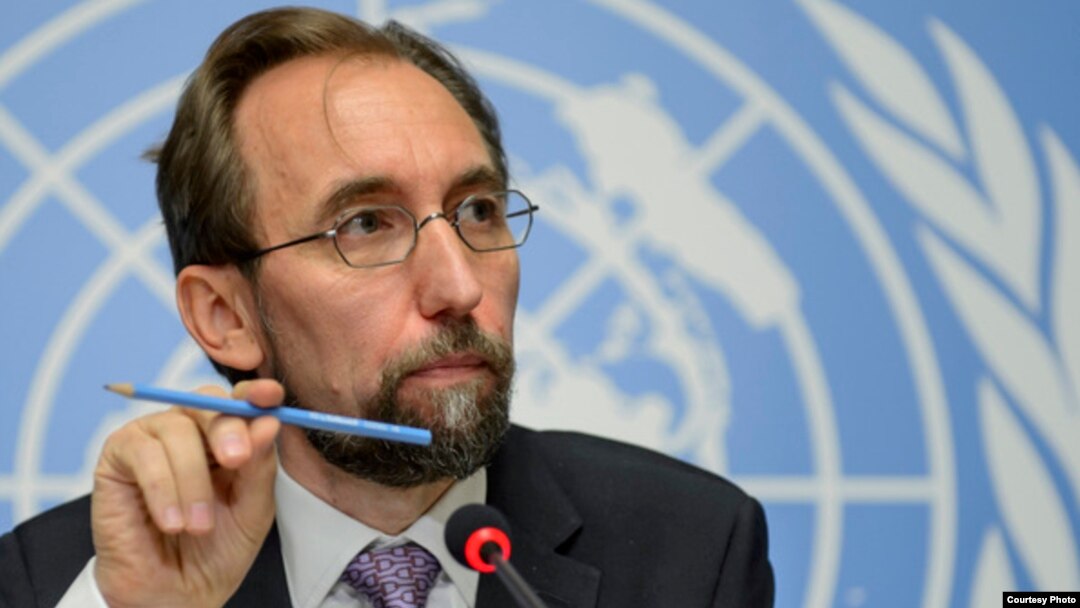 Komisaris Tinggi PBB untuk HAM, Zeid Ra’ad Al Hussein akan membuka sidang Dewan HAM PBB Senin (14/9) di Jenewa (foto: dok).