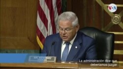 Bob Menendez: "deberíamos juzgar a los talibanes por sus acciones"