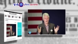 Manchetes Americanas 17 Maio: O que vai ser de Bill Clinton como primeiro cavalheiro?