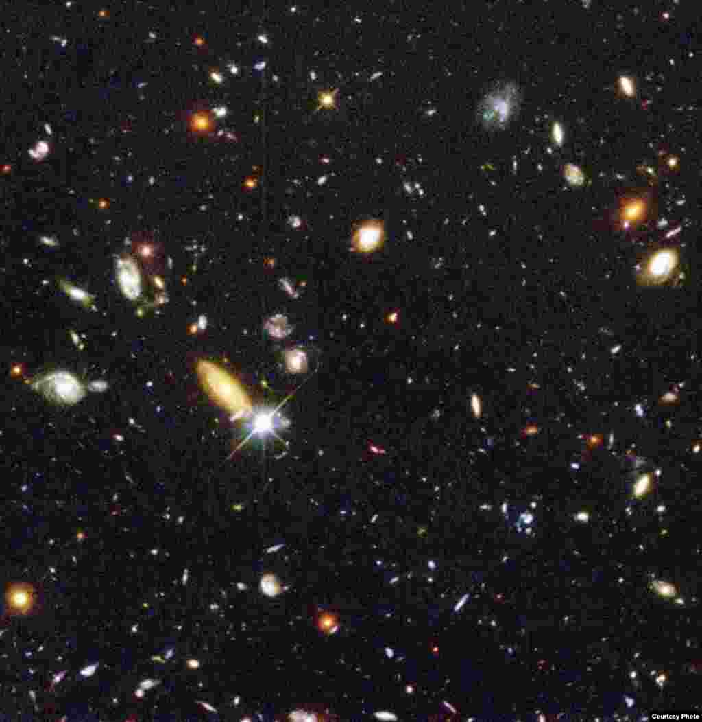 Among its remarkable discoveries is a deeper understanding of the evolution of the universe and capturing images of galaxies that may have formed less than one billion years after the Big Bang, Jan. 15, 1996. (NASA) 