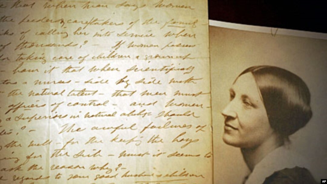 An original letter about male oppression of women's rights during the Spanish American War handwritten by Susan B. Anthony in 1898 at The Karpeles Manuscript Library Museum, in Buffalo, N.Y. (File)