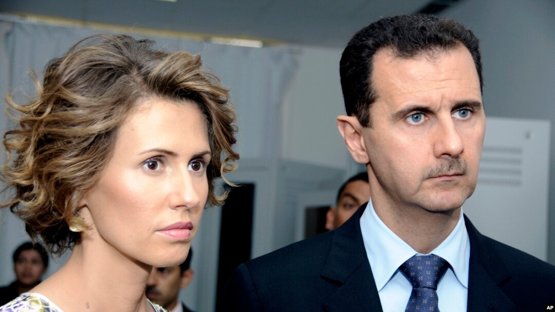 Perezida Bashar al-Assad n’umugore wiwe Asma 