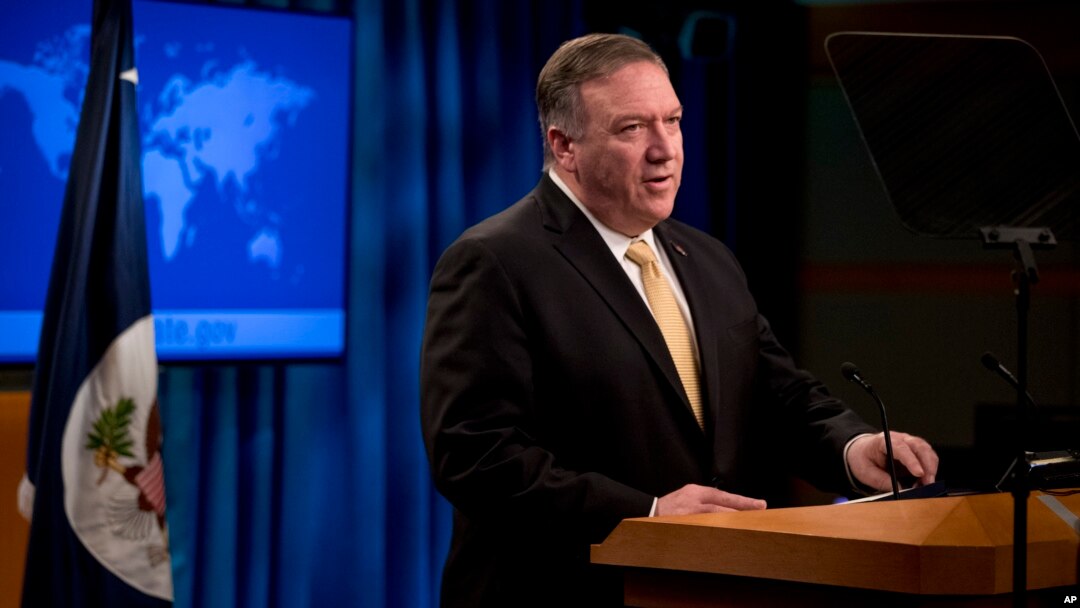 Mayk Pompeo, AQSh Davlat kotibi 