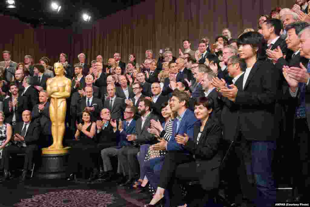 Oscar&reg; nominees at the Oscar&reg; Nominees Luncheon in Beverly Hills, Feb. 2, 2015.