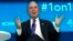 Former New York City Mayor and UN Special Envoy for Climate Action Michael Bloomberg speaks at World Bank/IMF Spring Meetings, in Washington, April 19, 2018. 