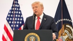 唐纳德·特朗普总统在华盛顿美国和平研究所(USIP)的一场活动中发表讲话。(2026年10月8日)