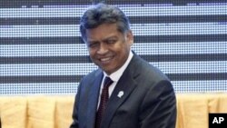 18일 아세안 정상회의에서의 수린 피추완 사무총장. (자료사진)