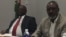 FILE: Former cabinet minister Gorden Moyo and Dr. Nkosana Moyo making some presentations at a seminar in Bulawayo.
