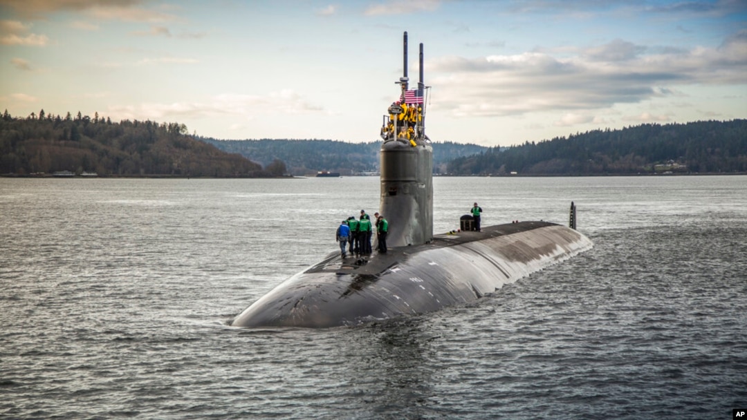 Tàu ngầm USS Connecticut của hải quân Hoa Kỳ.