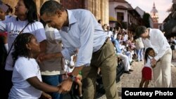 El presidente Barack Obama en Cartagena de Indias, Colombia, durante la VI Cumbre de las Américas (Foto:WHA).