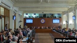 La sesión especial de la OEA fue solicitada por Argentina, Brasil, Canadá, Chile, Costa Rica, Estados Unidos, Guatemala, Honduras, México, Panamá, Paraguay y Perú.