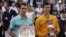 Federer i Đoković na ceremoniji dodele trofeja u Rimu
