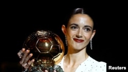 Aitana Bonmatí, wacce ta lashe Ballon d'Or a bangaren mata