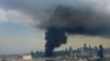 بندر بیروت بار دیگر دچار سانحه شد؛ آتش سوزی گسترده در یک انبار کالا