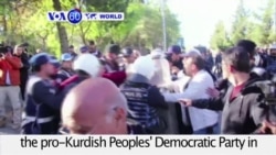 VOA60 World PM - Turkey's Pro-Kurdish Party Deputies Arrested