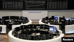 The German share price index DAX graph is pictured at the stock exchange in Frankfurt, Germany, February March 24, 2020. REUTERS/Staff