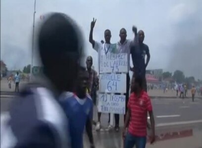 Protestos em Kinshasa contra Kabila