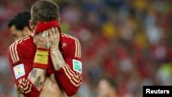Los españoles nada pudieron hacer por anotar siquiera un gol a los chilenos.