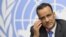 United Nations Special Envoy for Yemen, Ismail Ould Cheikh Ahmed, during press conference following peace negotiations in Geneva, June 19, 2015.