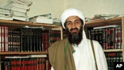 Osama bin Laden is seen in this April 1998 picture in Afghanistan.