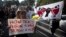 FILE - People take part in "Black Lives Matter" march around Emanuel African Methodist Episcopal Church in Charleston, June 20, 2015. 