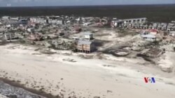 2018-10-12 美國之音視頻新聞: 熱帶風暴邁克爾繼續北上 佛羅里達州開始清理