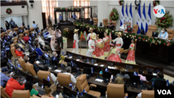 La Asamble Nacional de NIcaragua en sesión parlamentaria en 2021.