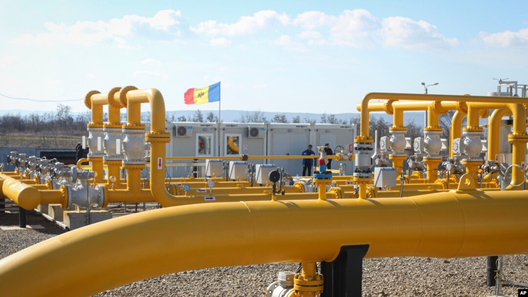 Трубопроводы национальной газораспределительной сети Молдовы. 4 марта 2015 года. (AP Photo/Aurel Obreja).