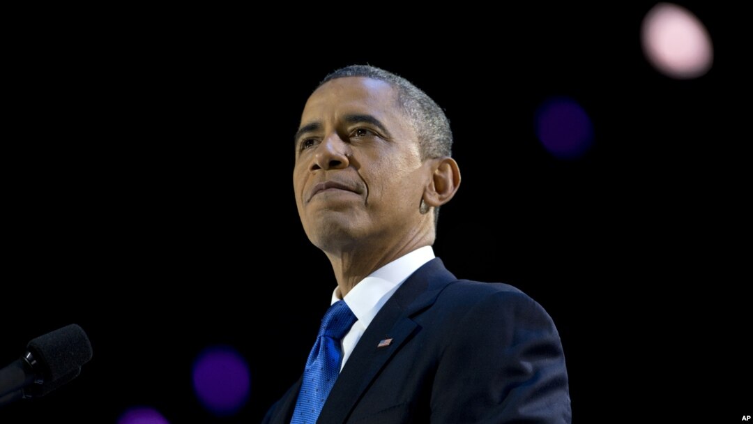 Presiden Barack Obama di McCormick Place, Chicago (7/11). Pejabat Burma mengatakan bahwa negaranya tengah mempersiapkan keamanan untuk menyambut kunjungan Presiden Obama pertengahan bulan ini.