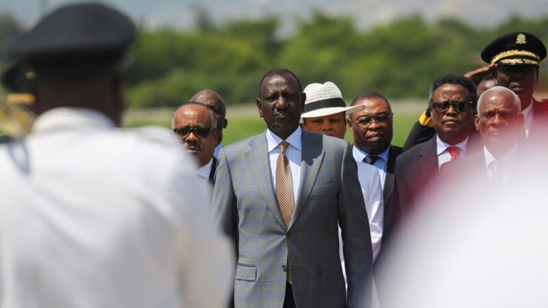 Kenya’s president visits Haiti as UN considers future of peacekeeping efforts