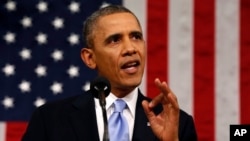 President Barack Obama delivers the State of Union address before a joint session of Congress in the House chamber Jan. 28, 2014, in Washington.