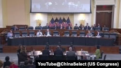 美国众议院中国问题特设委员会在国会山举行一场题为“中共对美经济间谍活动及次国家层面影响力渗透”的听证会。(2026年6月25日)