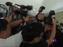 香港記者向胡錦濤追問六四被拘留