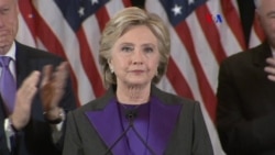 Hillary Clinton acepta derrota electoral