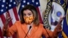 Speaker of the House Nancy Pelosi, D-Calif., meets with reporters at the Capitol in Washington, Oct. 8, 2020.