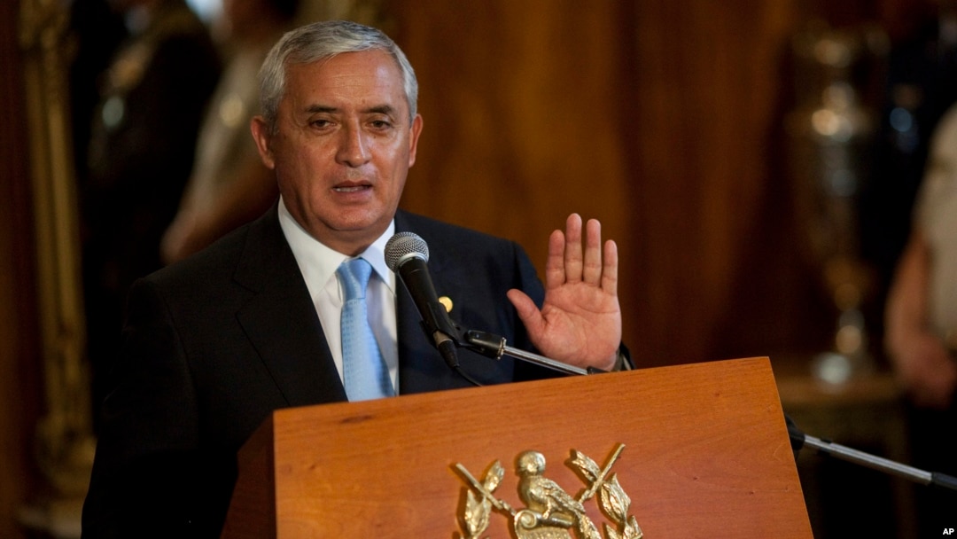 Presiden Guatemala Otto Pérez Molina mundur karena skandal korupsi (foto: dok).