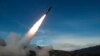 FILE - An early version of the Army Tactical Missile System, or ATACMS, is tested at White Sands Missile Range, New Mexico, on Dec. 14, 2021. The United States provided the long-range ballistic missile system to Ukraine, which used it on Oct. 17, 2023. (U.S. Army via AP)