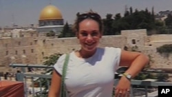 American Jewish college student Dani Stouck in Jerusalem.