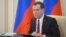 Russia's Prime Minister Dmitry Medvedev chairs a government meeting in the Crimean city of Simferopol, March 31, 2014. Russia will make Crimea a special economic zone offering tax breaks and reduced bureaucracy to attract investors, Prime Minister Dmitry 