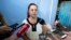 Television New Zealand journalist Barbara Dreaver speaks to the media after she was released by Nauru Police in Nauru, Sept. 4, 2018. She was held after she was spotted interviewing a refugee. 
