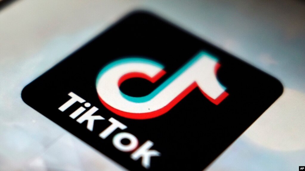 资料照片：TikTok应用程序的标志。（美联社）(photo:VOA)