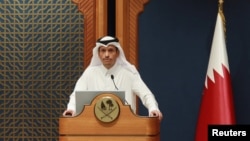 شیخ محمد بن عبدالرحمن آل‌ثانی، نخست‌وزیر قطر. (آرشیو)