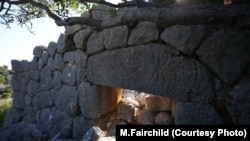 The Çatiören synagogue, which Dr. Fairchild discovered in the spring of 2007, more than likely dates back to the Hellenistic Period around the 1st or 2nd Century B.C., based on the polygonal masonry and a nearby inscription.