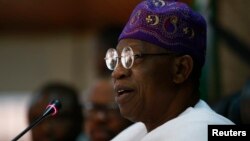 Ministan Yada Labaran Najeriya, Lai Mohammed. 